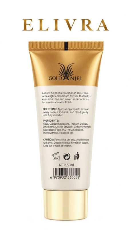 بیبی کرم ۴ در ۱ گلد آنجل مدل Matte Effect با SPF25 حجم ۶۰ میلیلیتر